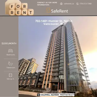 Modern One Bedroom in the heart of Lynmore (North Vancouver)