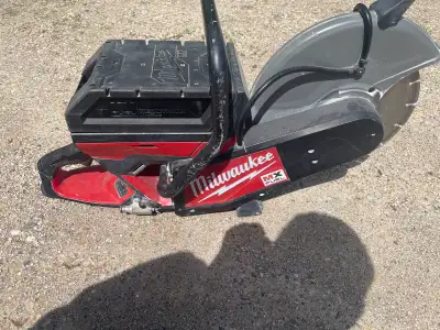 Milwaukee Mx fuel concrete saw tool only , View more