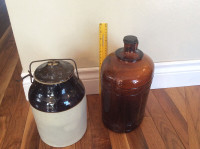 Vintage. Glass large jugs