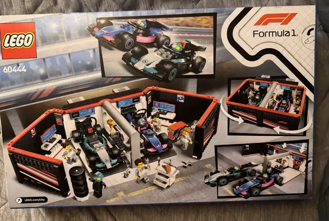 LEGO City F1 Garage & Mercedes-AMG & Alpine Cars Set (60444) in Toys & Games in Saskatoon - Image 3