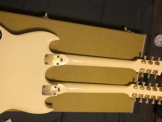 Rare Lawsuit Ibanez double neck 12/6 string guitar in Guitars in Victoria - Image 7