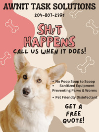 Dog Poo / Waste Removal - Awnit Task Solutions.