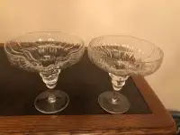 2 Rosenthal Studio Line Crystal Glasses or Candy Dishes