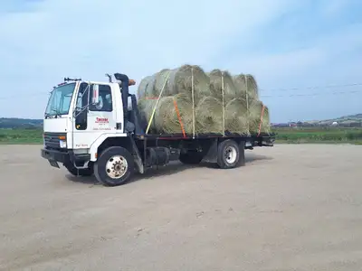 2026 Small Round Hay Bales. 4x4. 600 lbs. Horse Quality Bales. Crested Wheat Grass, Brome and Alfalf...