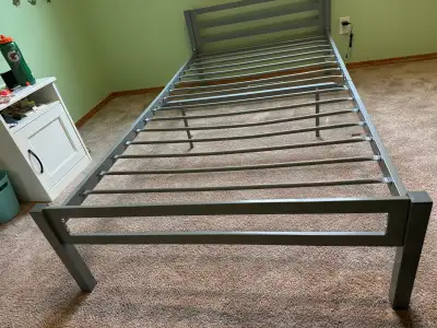 Metal bed frame - single / twin size, View more