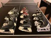 Hockey skates ( goalie and player)$20 to $40 per pair 