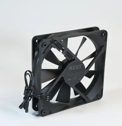 NZXT 120mm Case 3-pin Fan RF-AF12C-RB 12V DC 0.16A Quiet Black, View more