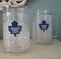 Toronto Maple Leafs freezer mugs tankard drink cooler NHL hockey