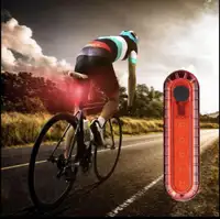 USB rechargeable bicycle tail light/feux arrière de vélo LED