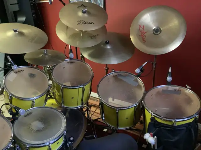 Drums, 11 piece drum kit in Drums & Percussion in Oshawa / Durham Region - Image 8