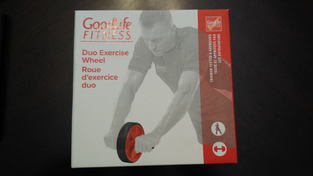 Brand New Goodlife Fitness AB Core Muscle Duo Exercise Wheel in Exercise Equipment in City of Toronto - Image 3