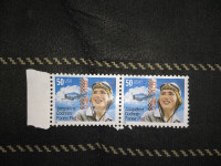 Block of 2 1996 US Stamp 3066 Mint 50 cent Jacqueline Cochran Wo
