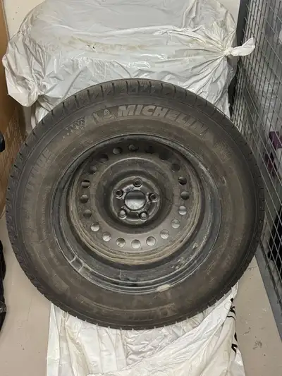 Michelin 17-inch X-ICE Winter Tires with rims. Set of 4 winter tires in good condition used only 1 w...