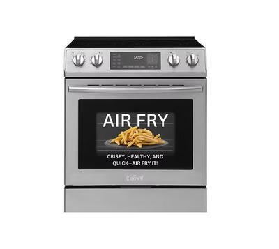 Crown 30" Electric Range Freestanding Self Clean & Air Fry, View more