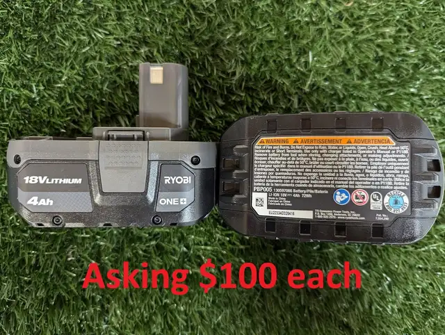 Ryobi 18 Volt Lithium Ion Batteries – New in Power Tools in Edmonton - Image 3