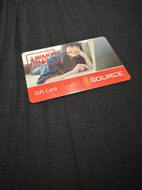 “The Source” gift card, $89.05 left on it