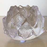 ORREFORS Artichoke Swedish Crystal Votive - Candle Holder
