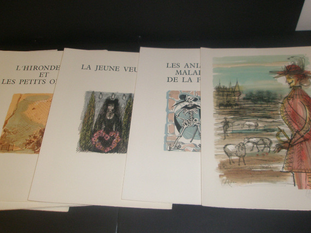 FABLES de LAFONTAINE (20) Jaspard,Polus Monaco 1961,#85 signé. dans Ouvrages de fiction  à Trois-Rivières - Image 3