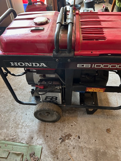 Honda EB 10000 Portable Generator PLUS Generlink 40 Amp Automatic Transfer Switch This out of the bo...