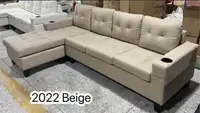 3 seater Brand New Sectional  Fabric Sofa