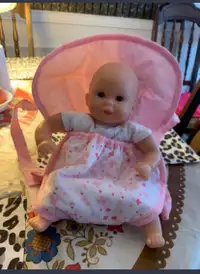 Corolle 12” Calin baby doll with carrier 
