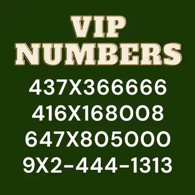 VIP Numbers (416,905,365,289), View more