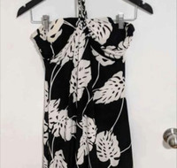 Women's Medium Black & White Dress 