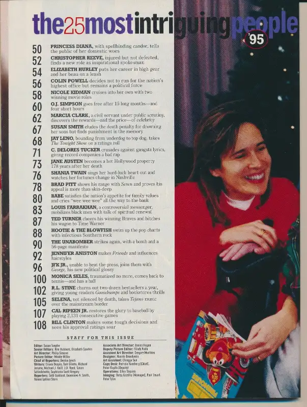 Jay Leno Signed People Magazine 25 Intriguing People of 1995 in Arts & Collectibles in City of Toronto - Image 7