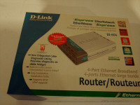 D-Link DI-604 Cable/DSL Router. 4-Port Switch