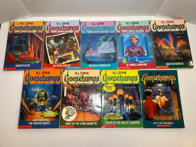 Vintage R.L. Stine Goosebumps Books, View more