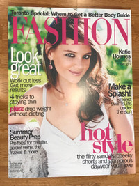 Katie Holmes Batman's New Girl 24x32 Fashion Mag Cover-June-2005