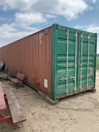 Used 40’ Shipping container for sale. Does not leak and solid floor. Vented for air circulation so n...