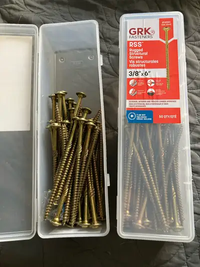 BNIB ($180value) 6” GRK RSS Timberlock Screws, View more