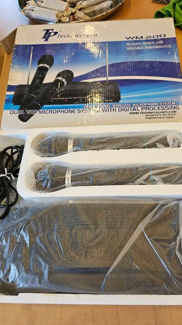 Technical Pro WM-200 Dual Wireless Microphone System498580770878935043