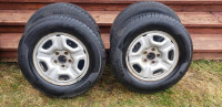 4 roues Toyota 15" avec pneus été Pirelli 215/65R15