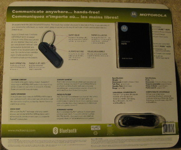 Motorola Bluetooth Headset in Cell Phone Accessories in St. Albert - Image 2