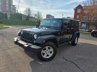This black Jeep Wrangler is ready for adventure! This is a well loved vehicle in good condition, per...