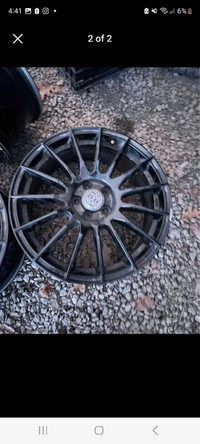  17" 5x100 RSSW rims 