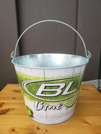 Bud Lime Metal Beer Bucket