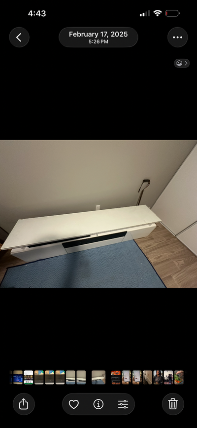 White like new modern tv stand from the brick, View more