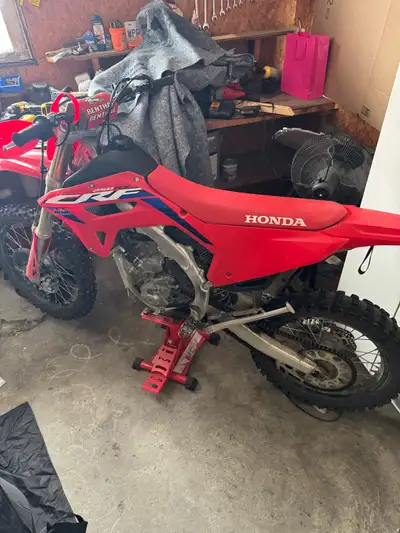 I am selling my 2023 Honda CRF RX 250. Reson for selling is I have another kid on the way and barely...