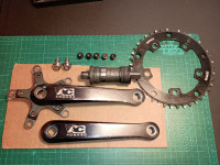 Complete BMX Racing Cranks Setup