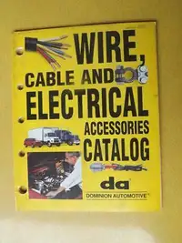Dominion Automotive Spark Plug Wire Catalogs