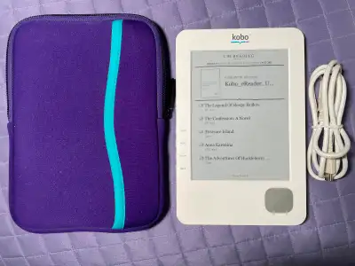 Kobo n647 Wireless eReader with Case, View more