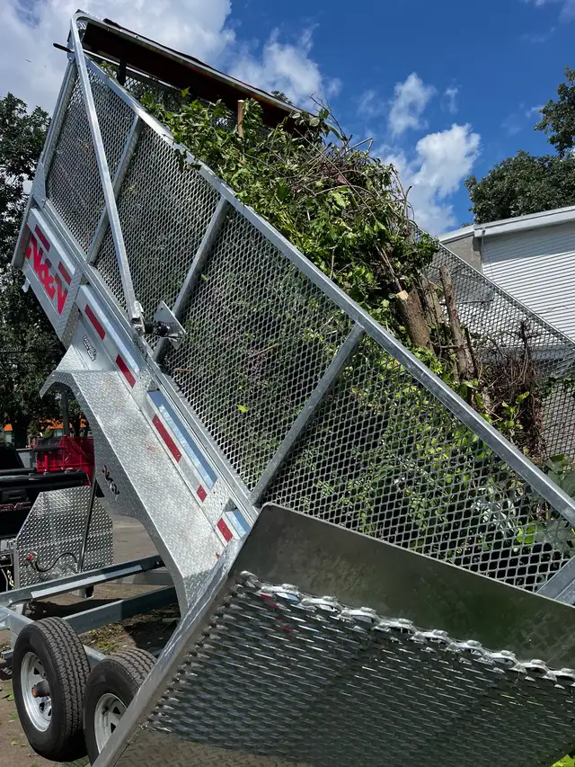 Leaf Raking Service