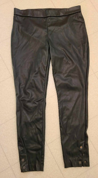 NEW Reitman's Faux leather Pants- Size 14