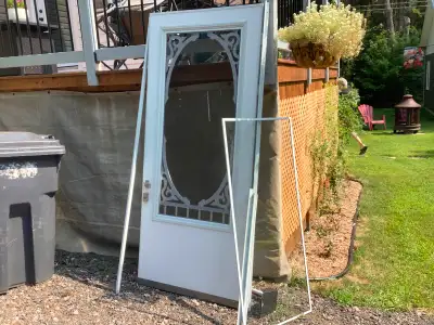 Porte en PVC moustiquaire / vitre pour hiver, View more