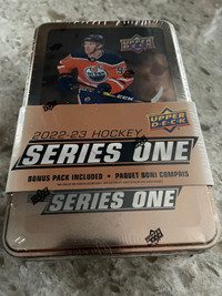 2022-2023 Series One hockey card tin (unopened)