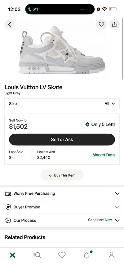 Louis Vuitton LV Skate , View more