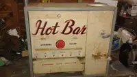 antique hot bar vending machine in great condition